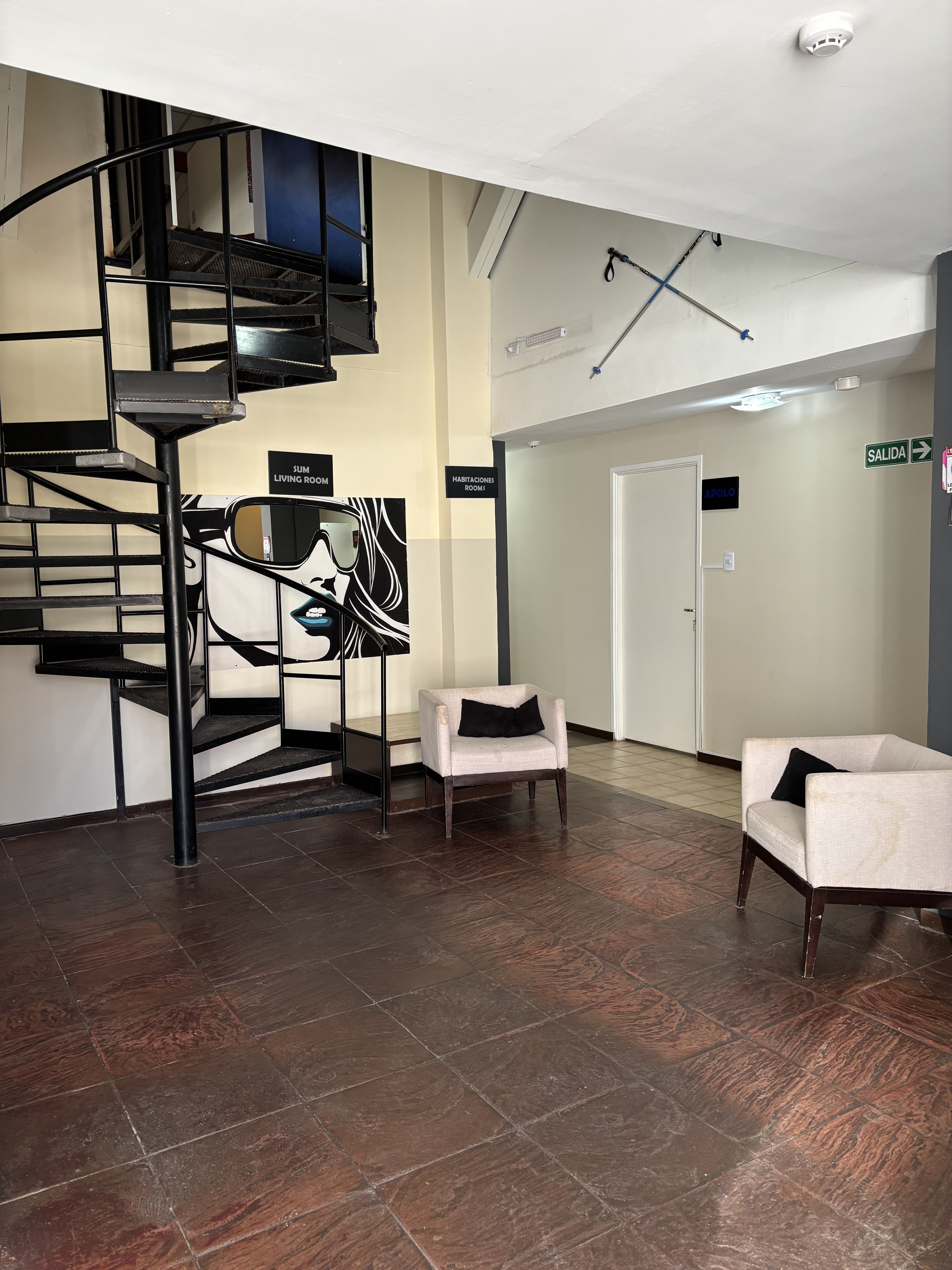 Recepción Hostel Leñas